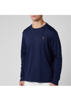 Polo Ralph Lauren Men's Custom Slim Fit Long Sleeve T-Shirt - French Navy - M