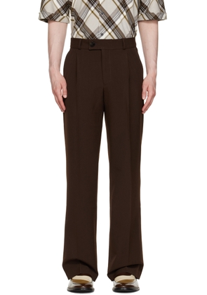 Ernest W. Baker SSENSE Exclusive Brown Loose Trousers
