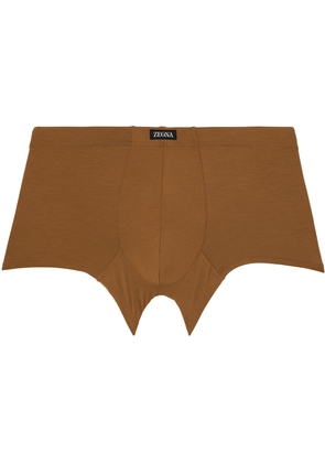 ZEGNA Brown Patch Boxers