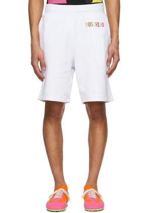 Moschino White Cotton Shorts