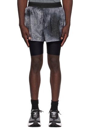 OVER OVER Gray 2 Layer Shorts