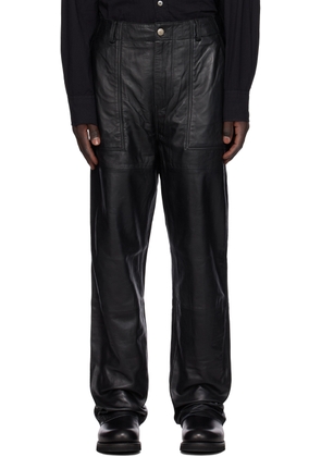 Deadwood Black Presley Leather Pants