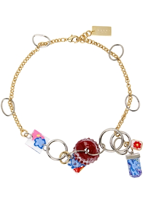 Marni Gold & Silver Charm Necklace