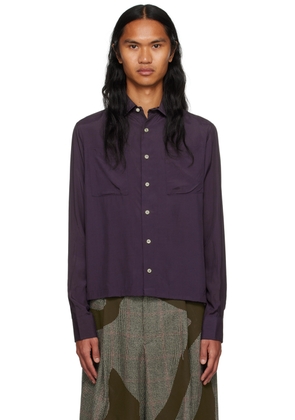 Factor's Purple Button Shirt