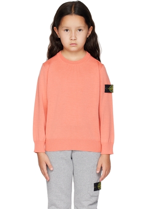 Stone Island Junior Kids Pink 509C4 Sweater