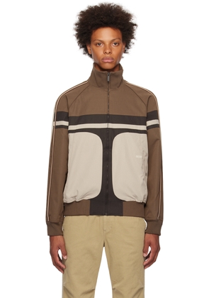 C2H4 Brown Intellectual Track Jacket