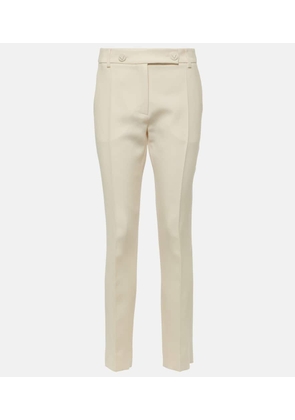 Valentino Crêpe Couture mid-rise straight pants