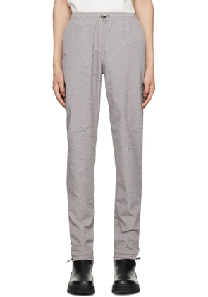 NWT Heliot Emil Liquid Metal Trouser Pants size 44 S XS $640 Gray Grey