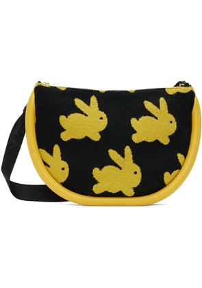 JW Anderson Black & Yellow Medium Bumper-Moon Bag