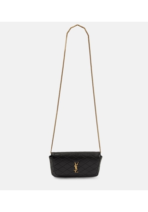Saint Laurent Gaby quilted leather phone pouch