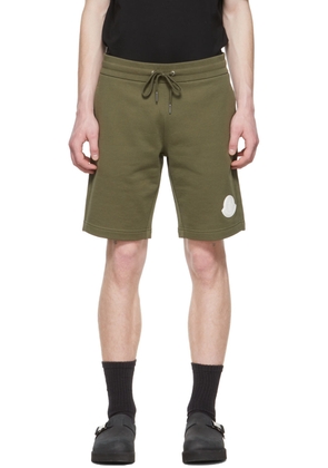 Moncler Khaki Cotton Shorts