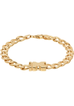 Alan Crocetti Gold Maxi Unity Curb Chain Bracelet