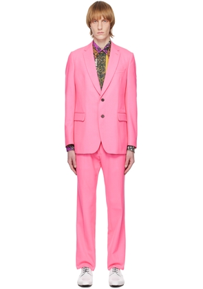 Dries Van Noten Pink Two-Button Suit