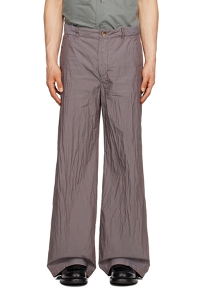 Our Legacy Purple Wide Trousers