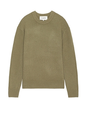 FRAME Cashmere Sweater in Khaki Green - Olive. Size XL/1X (also in ).