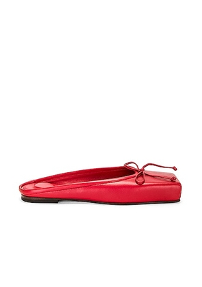 JACQUEMUS Les Mules Plates Ballet in Red - Red. Size 37 (also in ).