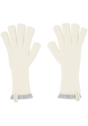 JACQUEMUS Off-White Guirlande 'Les Gants Paoli' Gloves