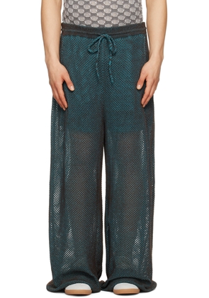 Isa Boulder SSENSE Exclusive Blue & Brown Trousers