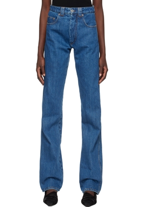 Kwaidan Editions SSENSE Exclusive Blue Straight-Leg Jeans