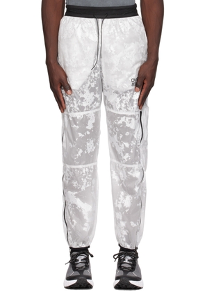 OVER OVER White Paneled Track Pants