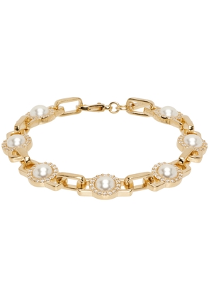 Hatton Labs SSENSE Exclusive Gold Pearl Tennis Bracelet