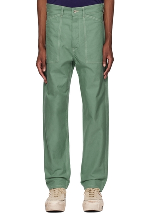 visvim Green Carpenter Trousers