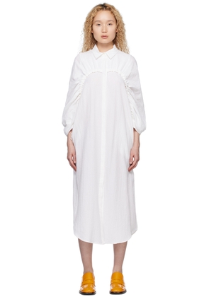 Henrik Vibskov Off-White Golden Gate Maxi Dress