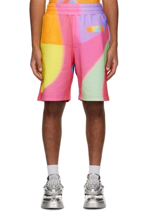 Moschino Multicolor Printed Shorts