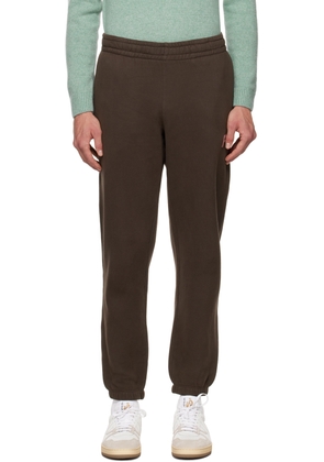 PRESIDENT's Brown Embroidered Lounge Pants