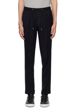 Paul Smith Navy Creased Trousers