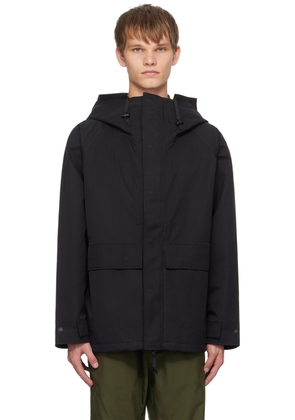 nanamica Black Hooded Jacket