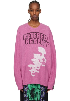 Raf Simons Pink 'Altered Reality' Sweater