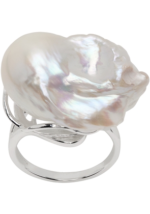 Pearl Octopuss.y Silver Pearl Paris Baroque Ring
