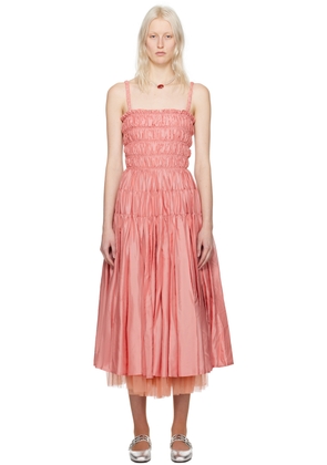 Molly Goddard Pink Alyssa Maxi Dress