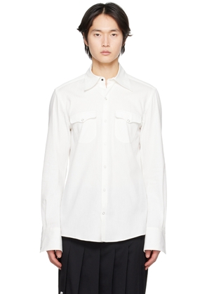 KOZABURO White Slim-Fit Shirt