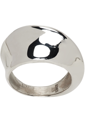 AGMES Silver Twist Ring
