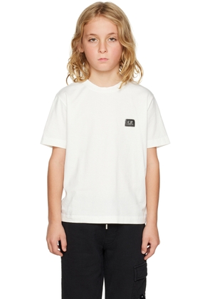 C.P. Company Kids Kids White Print T-Shirt