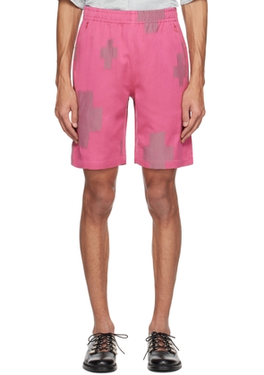 NEEDLES Pink Drawstring Shorts
