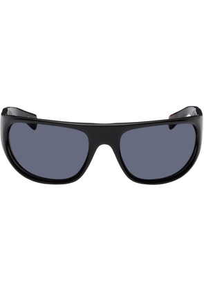 MIHARAYASUHIRO Black BLANC Edition Round Sunglasses