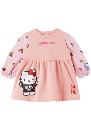 GCDS Kids Baby Pink Hello Kitty Edition Dress