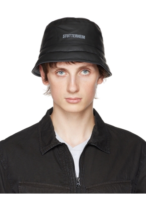 Stutterheim Black Skärholmen Puffer Bucket Hat