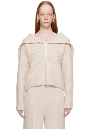 Trunk Project Off-White Cape Collar Sweater