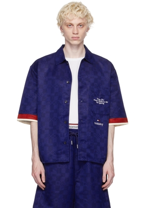 Tommy Jeans Navy Checkerboard Shirt