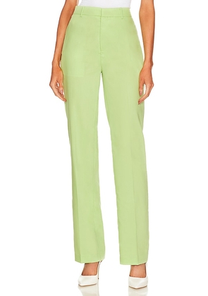 L'Academie Ailill Trouser in Green. Size S.