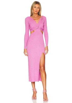 LoveShackFancy Bernette Dress in Pink. Size XS.