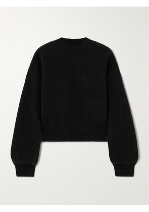 Jacquemus - Intarsia-knit Alpaca-blend Sweater - Black - x small,small,medium,large,x large,xx large