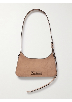 Acne Studios - Platt Mini Cracked-leather Shoulder Bag - Neutrals - One size