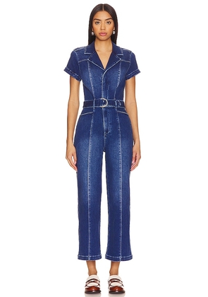 PAIGE Anessa Jumpsuit in Blue. Size 00, 12, 14, 6, 8.