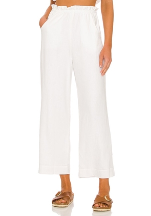 Show Me Your Mumu Peggy Pants in White. Size S, XL, XS.