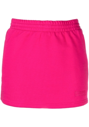 VETEMENTS elasticated-waist straight skirt - Pink